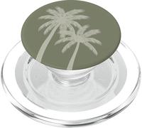 Boho Palmeras Tropical Island Summer Chic (Verde Oliva) PopSockets PopGrip para MagSafe