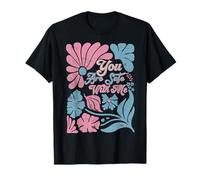 Boho Retro LGBTQ Pride, estás a salvo conmigo Camiseta