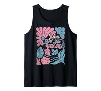Boho Retro LGBTQ Pride, estás a salvo conmigo Camiseta sin Mangas