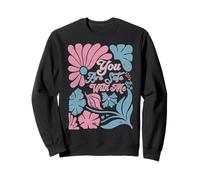 Boho Retro LGBTQ Pride, estás a salvo conmigo Sudadera