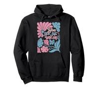 Boho Retro LGBTQ Pride, estás a salvo conmigo Sudadera con Capucha