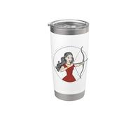 Boho Sagitario Soul Signo del zodiaco Astrología Cumpleaños Vaso térmico de acero inoxidable de doble pared