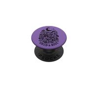 Boho Snake Moon Floral Botánico Celestial Espiritual Bruja PopSockets PopGrip Adhesivo