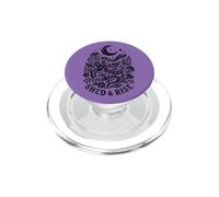 Boho Snake Moon Floral Botánico Celestial Espiritual Bruja PopSockets PopGrip para MagSafe