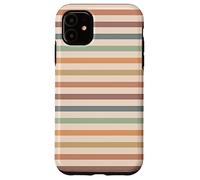 Boho Striped Stripes Abstract Geometric Horizontal Lines Carcasa para iPhone 11