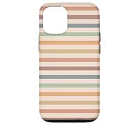 Boho Striped Stripes Abstract Geometric Horizontal Lines Carcasa para iPhone 12/12 Pro
