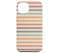 Boho Striped Stripes Abstract Geometric Horizontal Lines Carcasa para iPhone 13