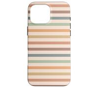 Boho Striped Stripes Abstract Geometric Horizontal Lines Carcasa para iPhone 16 Pro Max