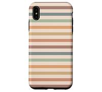 Boho Striped Stripes Abstract Geometric Horizontal Lines Carcasa para iPhone XS Max