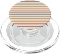 Boho Striped Stripes Abstract Geometric Horizontal Lines PopSockets PopGrip para MagSafe