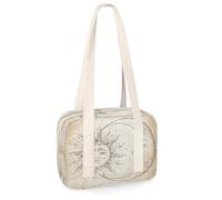 Boho Sun Moon - Pequeñas bolsas de deporte bohemias, minibolsa de gimnasio, ligera, casual, bolsa organizadora de deportes para niños, niñas, niños, mujeres y hombres