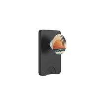 Boho Sun Sunset Tropical Palm Tree On The Beach Waves Sand PopSockets PopWallet para MagSafe