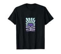 Boho Sunrise in Purple and Aqua Blue Camiseta