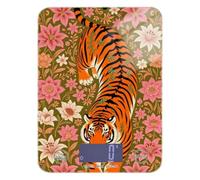 Boho Tigers - Báscula portátil portátil para alimentos, 11 libras/0 18 onzas, 5 kg/5 g (Escenario) oz (Escenario) con 4 unidades para preparación de comidas, preparación de comidas, pesa digital para