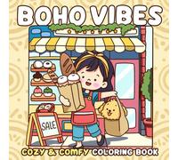 Boho Vibes Coloring Book: Hippie Inspired Outfits and Peaceful Vibes Boho Beauty Coloring pages for All Ages featuring Mindful Moments and Fun Creative Escapes for Stress Relief