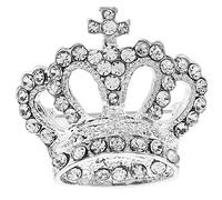 Boho Victoria King Queen Corona Broche de plata boda Navidad creativo y útil diseño atractivo