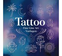Boho & Vintage Tattoo Vorlagen im Fine Line Stil mit über 4000 Motiven auf 229 Seiten