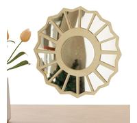Boho Wall Mirror - Espejo decorativo de macrames, mimbre , arte de pared | Espejo de pared colgante de fibra natural Se fabrica para entornos de dormitorio que proporcionan un