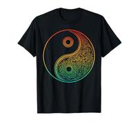 Boho Yin Yang Mandala Zen Meditación Taoísmo Tai Chi Camiseta