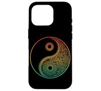 Boho Yin Yang Mandala Zen Meditación Taoísmo Tai Chi Carcasa para iPhone 16 Pro