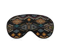 BohoEthnic Pattern Sleeping Blindfold Mask Cute Eye Shade Cover con correa ajustable para mujeres hombres noche