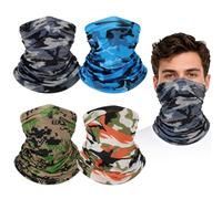 Bohoray Buff Braga Cuello, Pañuelos Cabeza Moto, Multifunción Bandana Hombre para Hacer Yoga, Senderismo, Montar a Caballo, Montar en Moto, Ciclismo, Correr Aire Libre