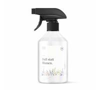 BOHORIA Ambientador de 500 ml - Regalo con texto en alemán "Die Welt ist schön weil du mit drauf bist. Happy Birthday!" - Ambientador para habitación - Aroma de lavandería fresca (aroma de habitación