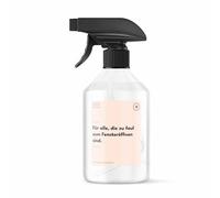 BOHORIA Ambientador de 500 ml - Regalo con texto en alemán "Die Welt ist schön weil du mit drauf bist. Happy Birthday!" - Ambientador para habitación - Aroma fresco para ropa sucia (para todos los que