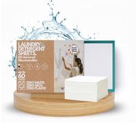 BOHORIA Hojas de detergente Fresh Linen - 60 tiras para 60 lavados - Detergente ecológico para blanco, multicolor y negro - Vegano, sin plástico, biodegradable, ideal para viajes (30 unidades, Fresh