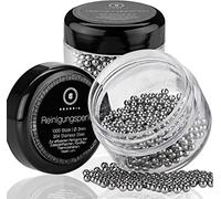 BOHORIA® Perlas de limpieza de acero inoxidable de alta calidad | Bolas de limpieza sin arañazos para botellas, shisha, decantador y garrafas de vino | Limpiador de garrafas de shisha (1000 unidades)