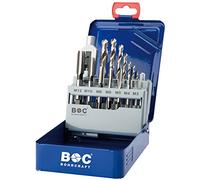 Bohrcraft Muerca - Macho de roscar Set 15 unidades DIN 352 HSS-G, pulido