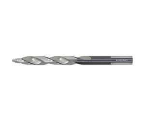 BOHRCRAFT Turbo Step HSS-G - Broca en espiral con 3 caras (diámetro 8,0 x 117 mm, contenido: 10 unidades)