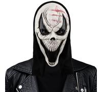 Bohrma Ghostface Máscara Scream para niños y adultos, Ghost Face2024, Halloween Scary Movie Espeluznante Grito Látex Espíritu Cosplay Fantasma para Halloween Fiesta Bar (C)