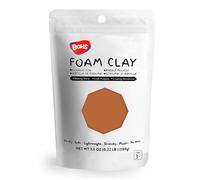 BOHS Arcilla de espuma de chocolate, esponjosa, suave, seca al aire, para proyectos escolares, cosplay, horneado falso, suministros de limo, 100 gramos