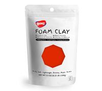 BOHS Arcilla de espuma roja, suave, amasable, secado al aire, para proyectos escolares, cosplay, horneado artificial, 100 gramos