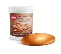 BOHS Masa para modelar metálica de cobre 200g - De secado al aire para modelar, manualidades y decoración