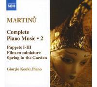 Bohuslav Martin Complete Piano Music: Puppet I-III/Film E (CD) (Importación USA)