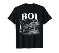 BOI Nacido En La Isla Ciudad De Galveston Texas Coast Camiseta