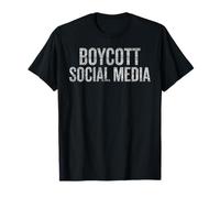 Boicot a las redes sociales en dificultades Camiseta