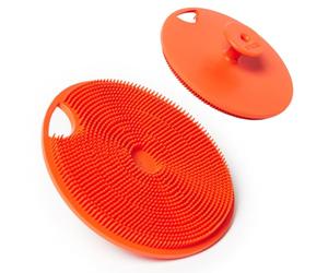 Boie USA Limpiador corporal - Alternativa higiénica y exfoliante de lufa - se siente como un limpiador de silicona suave para la piel sensible, hipoalergénico, sin BPA ni látex, fabricado en los
