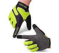 boildeg Guantes de Ciclismo de Bicicleta Guantes de Bicicleta de Carretera de Medio-Dedo para Hombres Mujeres Acolchado Antideslizante Transpirable