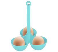 Boiled Egg Holder - Egg Steamer Tray, Steamed Egg Holder | Heatproof Cooker Silicone Egg Steamer Tray, Dining Kitchen Tools 3-Grid Egg Holder Reusable Cookware for Eggs Boiling and Poaching