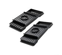 Boilie - Rodillo para pesca de carpa, 16/20 mm, de plástico resistente, con almohadillas de goma antideslizantes, moldeo rápido de boilies y pellets, herramienta de accesorios de pesca negra (20 mm)