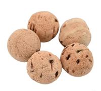 Boilies de corcho para pesca de carpas, 20 unidades, hechos de corcho natural para uso con aparejos de pelo Ronnie y métodos de montaje para el cabello (8 mm)