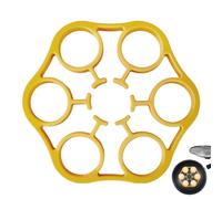 Boiling Egg Rack, Steaming Silicone Egg Holder Tray, Food-Grade Heat Resistant Cooking Stand for Pot Pressure Cooker Accessories, Kitchen Gadgets Utensils Organizer 6.18x6.18x0.79 Inches