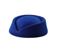 Boina Antracita Pastillero Sombrero Millinery Fabricación 39 Casco de Esquí Cubierta, azul, Talla única