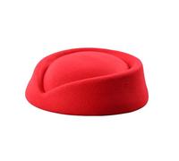 Boina Antracita Pastillero Sombrero Millinery Fabricación 39 Casco de Esquí Cubierta, rojo, Talla única