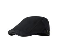 Boina De 1 Pieza, Gorra Plana De Algodón, Sombrero Retro Casual Moderno Y Versátil, De Vendedor De Periódicos De Color Sólido, Para El Sol Unisex