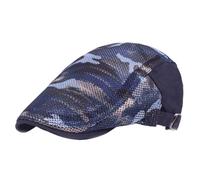 Boina de pico pato for hombre y mujer, gorra malla transpirable hueca, ajustable, for taxista, conductor caza Para primavera y otoño(Color 4)