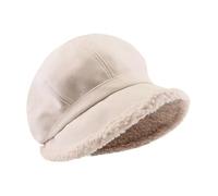 Boina para mujer, estilo francés, para invierno, cálido, transpirable, informal, para salir, viajar, vacaciones, beige, 8